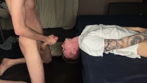 Deepthoat and Cum on Face