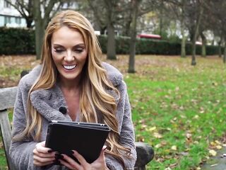 Stacey Saran is a big titted milf who has a thing for fucking random strangers