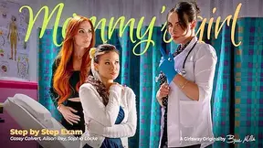 Casey Calvert, Alison Rey And Sophia Locke In Step-by-step Exam