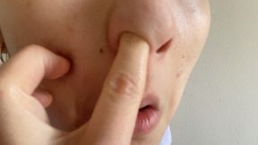 Aurora Picks Her Lovely Nose