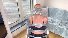 Lil Missy in: Tape Tight, Office Girl Restraint 4K + Bts