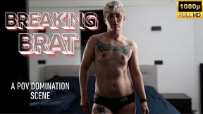 Breaking Brat - Alpha Jaq Quicksilver Makes You Submit with Rough Submission, Verbal Humiliation, and Piss Marking - golden shower, pee, dominant, pov, daddy dom - 1080p WMV