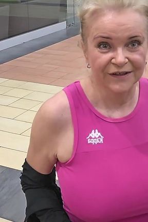 Sweaty Training &amp; Discreet Fingering in Locker Room