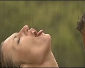 German Slut Got a Big Facial After Getting Fucked in Rain
