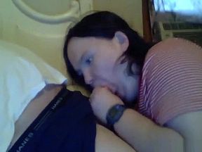 Obese fat wife playing with my boner