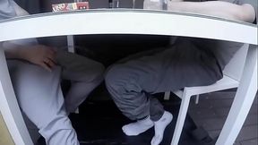 amateur boys having a &quot_first one to piss on the other&quot_ challenge to spice up a boring game of uno, and the winner gets sucked