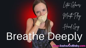 Latex Glove Hand Bully Torment - Mouth Gag