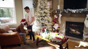 Hunk Elf Jay Tee Dicks Down Santa Johnny