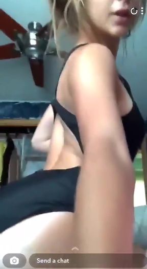 Female Onlyfans Model in Black Swimsuit