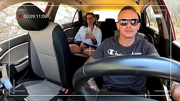 Uber taxi driver was shocked by what he saw on his car's dashcam...