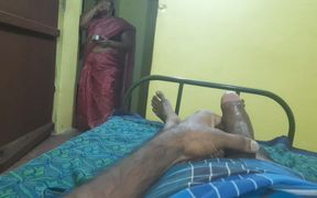 Stepson I Was Lying on the Bed, Holding My Penis in My Hand, When Suddenly My Stepmother Came There and Was Shocked to See Me.