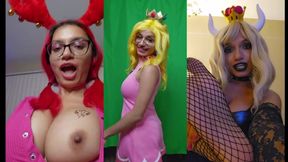 Goddess Rarity Cosplays as Peach to Give You a JOI