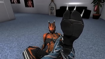 Warframe Valkyr Gives Futa Mag A Footjob (With Pov)