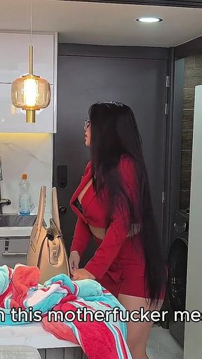 My Stepmother Interrupts Me in My Room and Fucks Her Very Hard