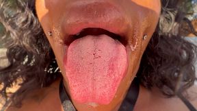 horny ebony mystique suck my cock in pov