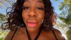 horny ebony mystique suck my cock in pov