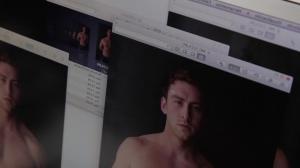 DrillMyHole.com: Hunk Logan Moore accompanied by Theo Ford anal fucking