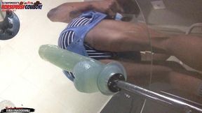 asspussy cowboy angle 6of7 - my hole is destroyed balls deep on this huge dildo - ass monkey