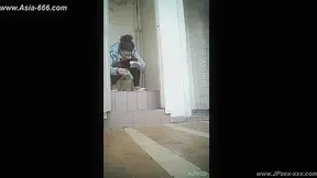 peeping blondes go to toilet.43