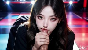 in this club, all the girls are such skilled suckers, incredible blowjob![ai generated]