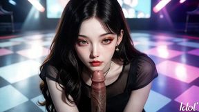 in this club, all the girls are such skilled suckers, incredible blowjob![ai generated]