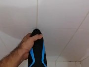 Fuckin flashlight in the shower