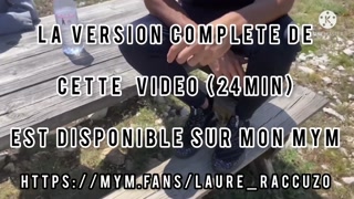 Laure Raccuzo - I get my ass by a stranger in the middle of the forest!!