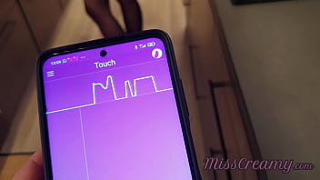 Public Flash - Female orgasm with remote toy at the shopping center - Control teacher'_s pussy with Lush - MissCreamy