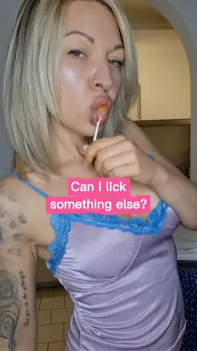 Can I? I wanna see how he tastes😈