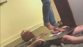 Barefoot Cockboard Trampling