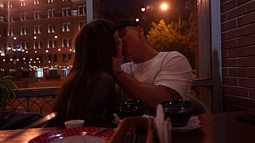 I sucked a guy in a cafe, and then he fucked me at home