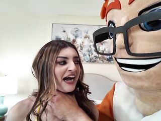 I Pound Julia James’ Bald Cunt in Doggy style to a Creamy End!