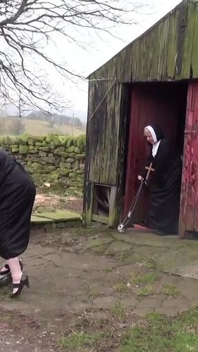 Trisha and Claire are nuns on the run