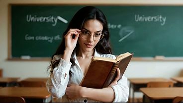 horny teacher is fucked by her student in the classroom-porno en espa&ntilde_ol-ai porn