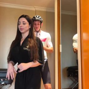 My Best Friend Wouldn&#039;t Let Me Go Cycling so She Could Fuck Me Until I Came on Her Face