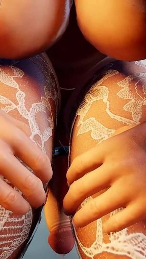 Cute Dickgirl Anal Standing Fuck