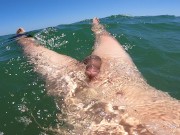 I cum just for the pleasure of feeling free, naked on a public beach