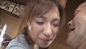 Kumi Nagano's Juicy Bubble Ass Sucked & Savagely Stood F*cked