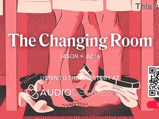 Public Dressing Room Sex – Rug munch, Messy Talk & Exhibitionist Play - Porn Erotic Audio Story for Babes