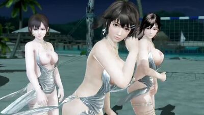 Venus Vacation Honoka Luna, Tsukushi Soiree & Dress Nude Fanservice Appreciation in HD Porn