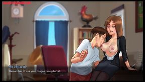 Summertime Saga Part 28 By DarkCookie - Cock-Hungry Mature MILF Loves His Huge Monster Cock