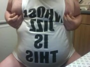 Cumming In Peaches Vest