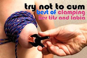 Xmas Special: Best of Clamps Suffering - Try Not to Cum