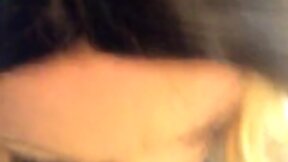 sissy McKenzie sucks and takes cum on her face