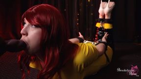 April's Bondage Face Fuck