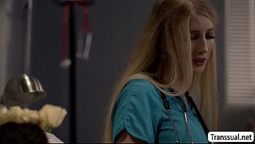Giving my sick patient a passionate blowjob