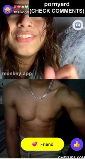 Athletic teen webcam couple