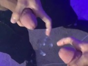 Clay Longs nutting on mirror