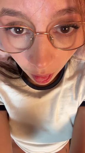 Woman offers a taste test for her tasty feet
