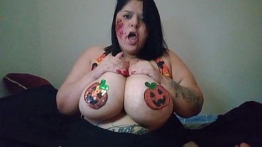 Hallowen com a bbw safada - Mary Jhuana